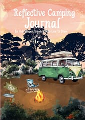 Camping journal for solo women travelers who love to draw