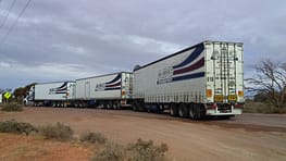 Road train Glendambo