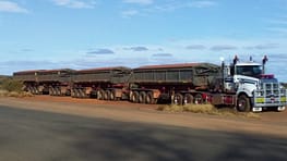 Road train Marla Roadhouse