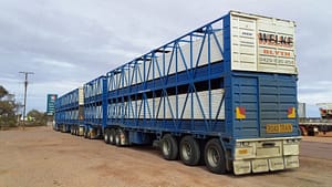 Road train outback Australia